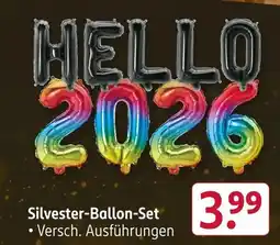 Rossmann Silvester-Ballon-Set Angebot