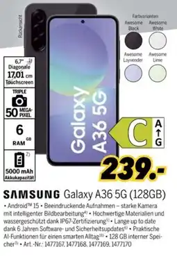 MEDIMAX SAMSUNG Galaxy A36 5G (128GB) Angebot
