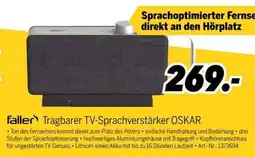 MEDIMAX faller Tragbarer TV-Sprachverstärker OSKAR Angebot