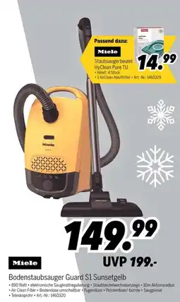 MEDIMAX Miele Bodenstaubsauger Guard S1 Sunsetgelb Angebot
