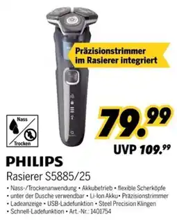 MEDIMAX PHILIPS Rasierer S5885/25 Angebot