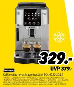 MEDIMAX DeLonghi Kaffeevollautomat Magnifica Start ECAM220.30.SB Angebot