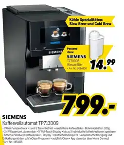 MEDIMAX SIEMENS Kaffeevollautomat TP713D09 Angebot