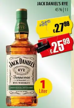 FreeOneShop JACK DANIEL'S RYE Tennessee STRAIGHT RYE WHISKEY Angebot