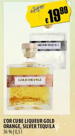 FreeOneShop L'OR CUBE LIQUEUR GOLD ORANGE, SILVER TEQUILA Angebot