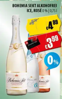 FreeOneShop BOHEMIA SEKT ALKOHOFREI ICE, ROSÉ Angebot