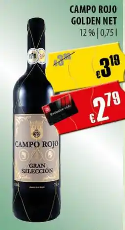 FreeOneShop CAMPO ROJO GOLDEN NET Angebot