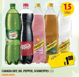 FreeOneShop CANADA DRY, DR. PEPPER, SCHWEPPES Angebot