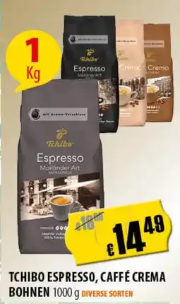 FreeOneShop TCHIBO ESPRESSO, CAFFÉ CREMA BOHNEN Angebot