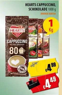 FreeOneShop HEARTS CAPPUCCINO, SCHOKOLADE Angebot