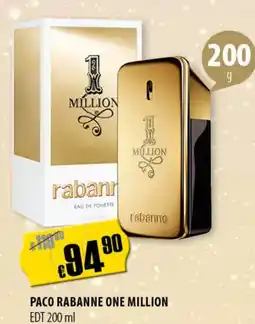 FreeOneShop PACO RABANNE ONE MILLION EDT Angebot