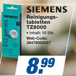 expert Techno Land SIEMENS Reinigungstabletten TZ8000 Angebot