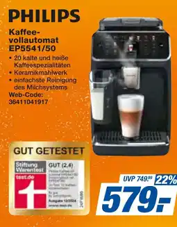 expert Techno Land PHILIPS Kaffeevollautomat EP5541/50 Angebot