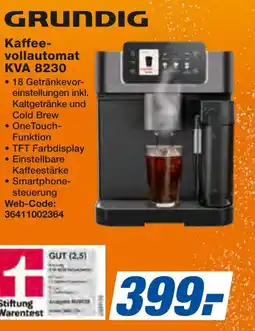 expert Techno Land GRUNDIG Kaffeevollautomat KVA 8230 Angebot