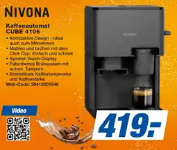 expert Techno Land NIVONA Kaffeeautomat CUBE 4106 Angebot
