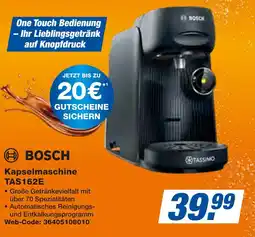 expert Techno Land BOSCH Kapselmaschine TAS162E Angebot