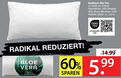 Zurbrüggen Kopfkissen Aloe Vera Angebot