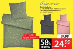 Zurbrüggen bio:vio Satin Bettwäsche Angebot