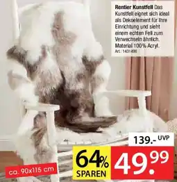 Zurbrüggen Rentier Kunstfell Angebot