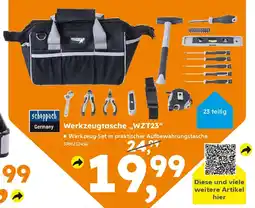Globus Baumarkt Scheppach Werkzeugtasche „WZT23" Angebot