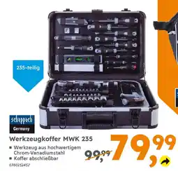Globus Baumarkt scheppach Werkzeugkoffer MWK 235 235-teilig Angebot
