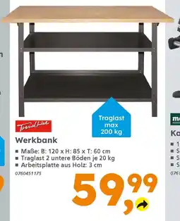Globus Baumarkt TrendLine Werkbank Angebot