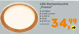 Globus Baumarkt LED Deckenleuchte ,,Frame" Angebot