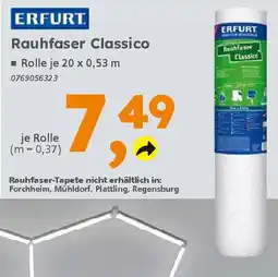 Globus Baumarkt ERFURT Rauhfaser Classico Angebot