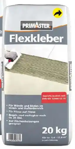 Globus Baumarkt PRIMASTER Flexkleber Angebot