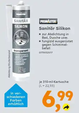 Globus Baumarkt PRIMASTER Sanitär Silikon Angebot