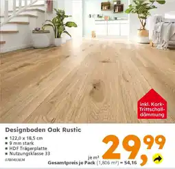 Globus Baumarkt Designboden Oak Rustic Angebot