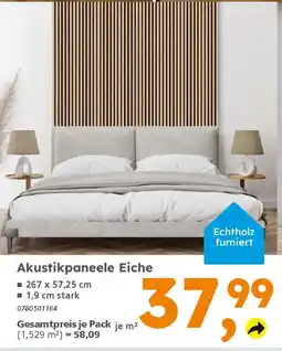Globus Baumarkt Akustikpaneele Eiche Angebot