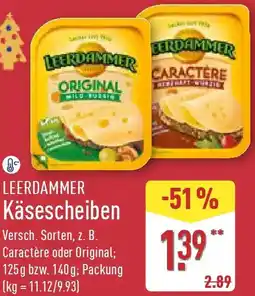 Aldi Nord LEERDAMMER Käsescheiben Angebot
