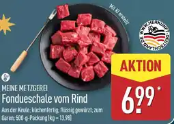 Aldi Nord MEINE METZGEREI Fondueschale vom Rind Angebot