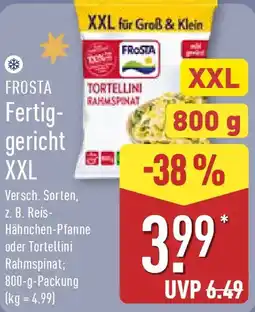 Aldi Nord FROSTA Fertiggericht XXL Angebot