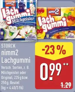 Aldi Nord STORCK nimm2 Lachgummi Angebot