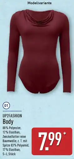 Aldi Nord UP2FASHION Body Angebot
