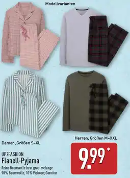 Aldi Nord UP2FASHION Flanell-Pyjama Angebot
