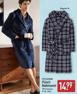 Aldi Nord UP2FASHION Plüsch Bademantel Angebot
