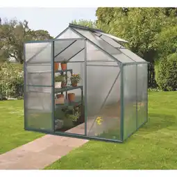 Netto Marken-Discount Vitavia Gewächshaus Triton 2500 mit 6 mm Hohlkammerplatten, grün inkl. Stahlfundament Angebot