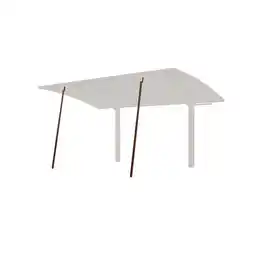 toom Baumarkt Ximax Stützstange für Carports 'Standard' Aluminium mattbraun 169,4 x 4 x 3,5 cm Angebot
