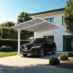 toom Baumarkt Ximax Einzelcarport 'Linea Typ 80 WW' weiß 273 x 495 x 294 cm Angebot