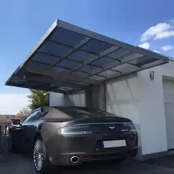 toom Baumarkt Ximax Einzelcarport 'Neo Typ 90 Standard' Aluminium edelstahlfarben 276 x 495 x 234 cm Angebot