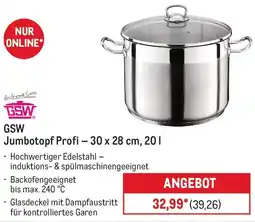 METRO GSW Jumbotopf Profi Angebot