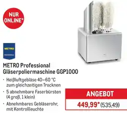 METRO METRO Professional Gläserpoliermaschine GGP1000 Angebot