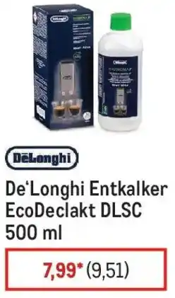 METRO De'Longhi Entkalker EcoDeclakt DLSC Angebot