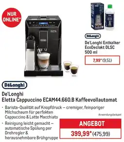 METRO De'Longhi Eletta Cappuccino ECAM44.660.B Kaffeevollautomat Angebot
