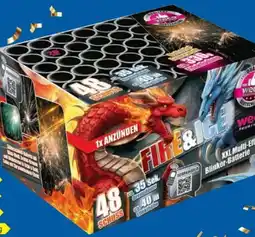 Lidl Weco Feuerwerk XXL-Multi-Effekt-Blinker-Batterie Fire & Ice Angebot
