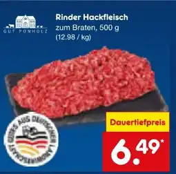 Netto Marken-Discount Gut Ponholz Rinder-Hackfleisch Angebot