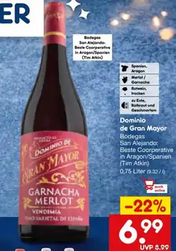 Netto Marken-Discount Bodegas Alejandro Dominio de Gran Mayor Angebot